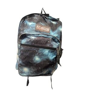 Jansport Trans backpack Cosmos Lightweight blue Black School Hiking Sports